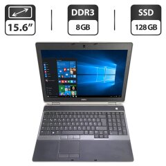 Ноутбук Dell Latitude E6530 / 15.6" (1600x900) TN / Intel Core i5-3340M (2 (4) ядра по 2.7 - 3.4 GHz) / 8 GB DDR3 / 128 GB SSD / Intel HD Graphics 4000 / WebCam / DVD-ROM