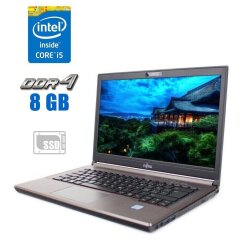 Ноутбук Fujitsu LifeBook E746 / 14" (1920x1080) IPS / Intel Core i5-6200U (2 (4) ядра по 2.3 - 2.8 GHz) / 8 GB DDR4 / 240 GB SSD / Intel HD Graphics 520 / WebCam
