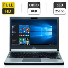 Ноутбук Fujitsu LifeBook E753 / 15.6" (1920x1080) TN / Intel Core i7-3632QM (4 (8) ядра по 2.2 - 3.2 GHz) / 8 GB DDR3 / 256 GB SSD / Intel HD Graphics 4000 / WebCam / VGA