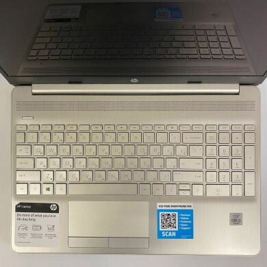 Ноутбук HP 15-dw / 15.6" (1920x1080) IPS Touch / Intel Core i3-1005G1 (2 (4) ядра по 1.2 - 3.4 GHz) / 16 GB DDR4 / 256 GB SSD /  Intel UHD Graphics / WebCam + Беспроводная мышка