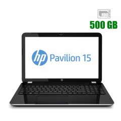 Ноутбук HP Pavilion 15-e096sr / 15.6" (1366x768) TN / Intel Pentium 2020M (2 ядра по 2.4 GHz) / 4 GB DDR3 / 500 GB HDD / Intel HD Graphics / WebCam / АКБ не тримає