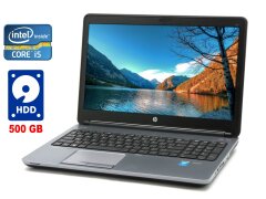 Ноутбук Б-класс HP ProBook 650 G1 / 15.6" (1920x1080) TN / Intel Core i5-4310M (2 (4) ядра по 2.7 - 3.4 GHz) / 4 GB DDR3 / 500 GB HDD / Intel HD Graphics 4600 /DVD-ROM / WebCam / Win 10 Pro