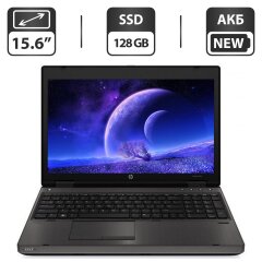 Ноутбук HP ProBook 6570b / 15.6" (1366x768) TN / Intel Core i5-3210M (2 (4) ядра по 2.5 - 3.1 GHz) / 6 GB DDR3 / 128 GB SSD / Intel HD Graphics 4000 / DVD-ROM / АКБ NEW / Windows 10 Pro