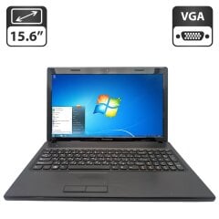 Ноутбук Lenovo IdeaPad G575 / 15.6" (1366x768) TN / AMD E-450 (2 ядра по 1.66 GHz) / 8 GB DDR3 / 320 GB HDD / AMD Radeon HD 6320 Graphics / WebCam / DVD-ROM
