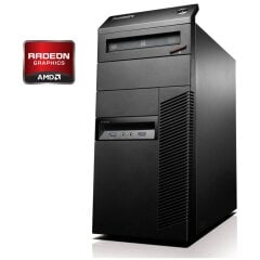 ПК Б-клас Lenovo ThinkCentre M93p Tower / Intel Core i3-4130 (2 (4) ядра по 3.4 GHz) / 8 GB DDR3 / 500 GB HDD / AMD Radeon R5 430, 2 GB GDDR5, 64-bit / DVD-ROM / Win 10 Pro + Кабель живлення