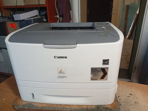 Принтер Canon i-SENSYS LBP6650dn / Лазерная монохромная печать / 600x600 dpi / A4 / 33 стр/мин / USB 2.0, Ethernet / Дуплекс