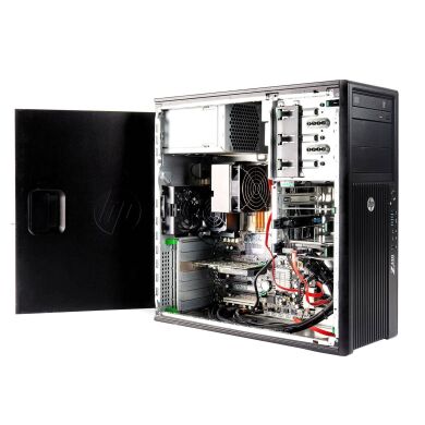 Рабочая станция HP Workstation Z420 Tower / Intel Xeon E5-1607v2 (4 ядра по 3.0 GHz) / 8 GB DDR3 / 2x 500 GB HDD / AMD Radeon HD 4350, 1 GB DDR2, 64-bit