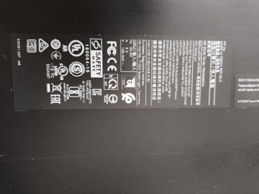 Робоча станція HP Z240 Workstation Tower / Intel Core i7-6700 (4 (8) ядра по 3.4 - 4.0 GHz) / 32 GB DDR4 / 1000 GB SSD M.2 / nVidia Quadro P2000, 5 GB GDDR5, 160-bit / DisplayPort