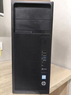 Робоча станція HP Z240 Workstation Tower / Intel Core i7-6700 (4 (8) ядра по 3.4 - 4.0 GHz) / 32 GB DDR4 / 1000 GB SSD M.2 / nVidia Quadro P2000, 5 GB GDDR5, 160-bit / DisplayPort