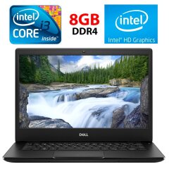 Ультрабук Б-клас Dell Latitude 3400 / 14" (1366x768) TN / Intel Core i3-8145U (2 (4) ядра по 2.1 - 3.9 GHz) / 8 GB DDR4 / 128 GB SSD / Intel UHD Graphics / WebCam