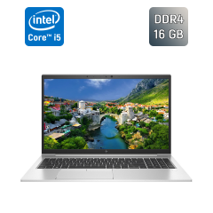 Ультрабук Б-класс HP EliteBook 850 G7 / 15.6" (1920x1080) IPS / Intel Core i5-10310U (4 (8) ядра по 1.7 - 4.4 GHz) / 16 GB DDR4 / 256 GB SSD / Intel UHD Graphics / WebCam / TouchID / HDMI