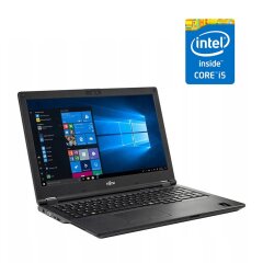 Ультрабук Fujitsu Lifebook E559 / 15.6" (1920x1080) IPS / Intel Core i5-8265U (4 (8) ядра по 1.6 - 3.9 GHz) / 8 GB DDR4 / 256 GB SSD / Intel UHD Graphics 620 / WebCam