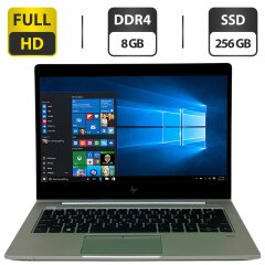 Ультрабук HP EliteBook 735 G5 / 13.3" (1920x1080) IPS / AMD Ryzen 7 Pro 2700U (4 (8) ядра по 2.2 - 3.8 GHz) / 8 GB DDR4 / 256 GB SSD / AMD Radeon Vega 10 Graphics / WebCam / Windows 10 Pro