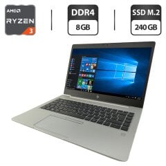 Ультрабук HP EliteBook 745 G6 / 14" (1920x1080) IPS / AMD Ryzen 3 Pro 3300U (4 ядра по 2.1 - 3.5 GHz) / 8 GB DDR4 / 240 GB SSD M.2 / AMD Radeon RX Vega 6 Graphics / WebCam