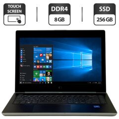 Ультрабук HP ProBook 430 G5 / 13.3" (1366x768) TN Touch / Intel Celeron 3865U (2 ядра по 1.8 GHz) / 8 GB DDR4 / 256 GB SSD / Intel HD Graphics 610 / WebCam / Windows 10 Pro