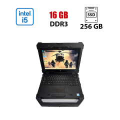 Захищений нетбук-трансформер Dell Latitude 12 Rugged Extreme 7214 / 11.6" (1366x768) TN / Intel Core i5-6300U (2 (4) ядра по 2.4 - 3.0 GHz) / 16 GB DDR4 / 256 GB SSD / Intel HD Graphics 520 / WebCam / Win 11 Pro