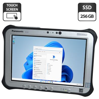 Захищений планшет Б-клас Panasonic Toughpad FZ-G1 MK5 / 10.1" (1920x1200) IPS Touch / Intel Core i5-7300U (2 (4) ядра по 2.6 - 3.5 GHz) / 8 GB DDR3 / 256 GB SSD / Intel HD Graphics 620 / WebCam / Стілус / Блок живлення
