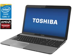 Ноутбук Toshiba Satellite L875-S7377 / 17.3" (1600x900) TN / Intel Core i7-3630QM (4 (8) ядра по 2.4 - 3.4 GHz) / 8 GB DDR3 / 240 GB SSD / AMD Radeon HD 7670M, 1 GB DDR3, 128-bit / WebCam / DVD-ROM / Win 7 Home