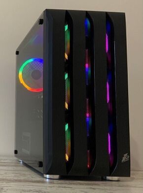 Игровой ПК / AMD Ryzen 5 5500 (6 (12) ядер по 3.6 - 4.2 GHz) / 16 GB DDR4 / 120 GB SSD + 500 GB HDD / AMD Radeon RX 580, 8 GB GDDR5, 256-bit / 500W Игровой ПК / AMD Ryzen 5 5500 (6 (12) ядер по 3.6 - 4.2 GHz) / 16 GB DDR4 / 120 GB SSD + 500 GB HDD / AMD Radeon RX 580, 8 GB GDDR5, 256-bit / 500W