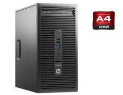 ПК HP EliteDesk 705 G1 Tower / AMD Pro A4-7300B (2 ядра по 3.8 - 4.0 GHz) / 8 GB DDR3 / 320 GB HDD / AMD Radeon HD 8470D / DVD-RW