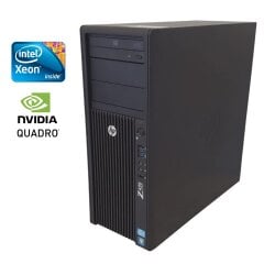 Робоча станція HP Z420 Workstation Tower / Intel Xeon E5-1620 V2 (4 (8) ядра по 3.7 - 3.9 GHz) / 12 GB DDR3 / 500 GB HDD / nVidia Quadro K2000, 2 GB GDDR5, 128-bit