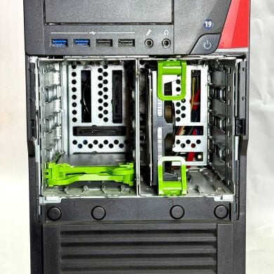 Рабочая станция Fujitsu Celsius R930 Tower / Intel Xeon E5-2640 v2 (8 (16) ядер по 2.0 - 2.5 GHz) / 16 GB DDR3 / 1000 GB SSD + 1000 GB HDD / nVidia Quadro K4000, 3 GB GDDR5, 192-bit / DVD-ROM / 800W