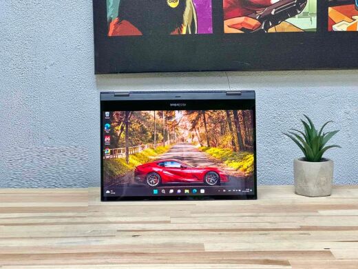 Ультрабук-трансформер Asus ZenBook Flip S UX371E / 13.3" (3840x2160) IPS Touch / Intel Core i7-1165G7 (4 (8) ядра по 2.8 - 4.7 GHz) / 16 GB DDR4 / 1000 GB SSD / Intel Iris Xe Graphics / WebCam / Win 11 Home