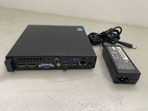 Неттоп HP EliteDesk 800 G1 USFF / Intel Core i5-4590T (4 ядра по 2.0 - 3.0 GHz) / 8 GB DDR3 / 128 GB SSD / Intel HD Graphics 4600 / Wi-Fi / Блок питания