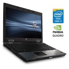 Мобильная рабочая станция Б-класс HP EliteBook 8540w / 15.6" (1600x900) TN / Intel Core i7-720M (4 (8) ядра по 1.6 - 2.8 GHz) / 8 GB DDR3 / 500 GB HDD / nVidia Quadro FX 880M, 1 GB DDR3, 128-bit / WebCam / DVD-ROM