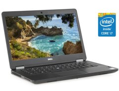 Ультрабук Dell Latitude E5470 / 14" (1920x1080) IPS / Intel Core i7-6820HQ (4 (8) ядра по 2.7 - 3.6 GHz) / 16 GB DDR4 / 240 GB SSD / Intel HD Graphics 530 / WebCam / Win 10 Pro