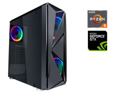 Игровой ПК 1stPlayer Color Miditower NEW / AMD Ryzen 5 3600 (6 (12) ядер по 3.6 - 4.2 GHz) / 16 GB DDR4 / 500 GB SSD / nVidia GeForce GTX 1080 Ti, 11 GB GDDR5X, 352-bit / 750W