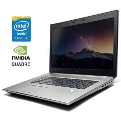 Мобільна робоча станція HP ZBook 17 G6 / 17.3" (1920x1080) IPS / Intel Core i7-9850H (6 (12) ядер по 2.6 - 4.6 GHz) / 16 GB DDR4 / 1000 GB SSD / nVidia Quadro RTX 4000, 8 GB GDDR6, 256-bit / Win 11