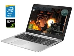 Ігровий ноутбук Asus K501UW / 15.6" (1920x1080) TN / Intel Core i7-6500U (2 (4) ядра по 2.5 - 3.1 GHz) / 16 GB DDR4 / 480 GB SSD / nVidia GeForce GTX 960M, 2 GB GDDR5, 128-bit / WebCam