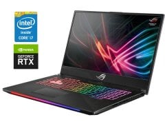 Ігровий ноутбук Б-клас Asus ROG StrixGL704G / 17.3&rdquo; (1920x1080) IPS / Intel Core i7-8750H (6 (12) ядер по 2.2 - 4.1 GHz) / 32 GB DDR4 / 512 GB SSD M.2 / nVidia GeForce RTX 2060, 6 GB GDDR6, 192-bit / WebCam / Win 10 Home