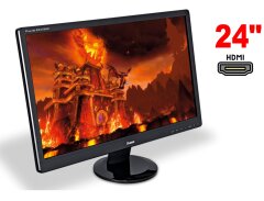 Монітор iiyama ProLite E2472HD / 24" (1920x1080) VA / 1x HDMI, 1x DVI, 1x VGA + кабель живлення