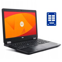 Ноутбук Б-клас Dell Latitude E5570 / 15.6" (1366x768) TN / Intel Core i3-6100U (2 (4) ядра по 2.3 GHz) / 8 GB DDR4 / 128 GB SSD / Intel HD Graphics 520 / WebCam