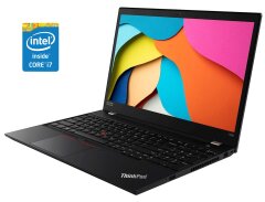 Ультрабук Lenovo ThinkPad T590 / 15.6" (1920x1080) IPS Touch / Intel Core i7-8665U (4 (8) ядра по 1.9 - 4.8 GHz) / 16 GB DDR4 / 256 GB SSD / Intel UHD Graphics / WebCam / Win 11