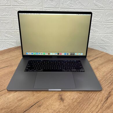 Ультрабук Б-клас Apple MacBook Pro 16 2019 A2141 / 16" (3072x1920) IPS / Intel Core i7-9750H (6 (12) ядер по 2.6 - 4.5 GHz) / 16 GB DDR4 / 512 GB SSD / AMD Radeon Pro 5300M, 4 GB GDDR6, 128-bit / WebCam / MacOS