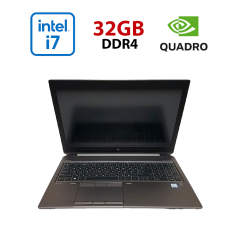 Мобильная рабочая станция Б-класс HP ZBook Studio G5 / 15.6" (1920x1080) IPS / Intel Core i7-8850H (6 (12) ядер по 2.6 - 4.3 GHz) / 32 GB DDR4 / 256 GB SSD NVMe + 150 GB SSD MLC / nVidia Quadro P1000, 4 GB DDR5, 128-bit / NoWebCam / Win 10 Lic