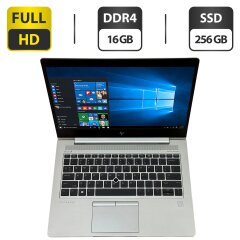 Ультрабук HP EliteBook 735 G5 / 13.3" (1920x1080) IPS / AMD Ryzen 7 Pro 2700U (4 (8) ядра по 2.2 - 3.8 GHz) / 16 GB DDR4 / 256 GB SSD / AMD Radeon Vega 10 Graphics / WebCam / Windows 10 Pro