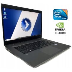 Мобильная рабочая станция Б-класс HP ZBook Studio G5 / 15.6" (1920x1080) IPS / Intel Xeon E-2176M (6 (12) ядер по 2.7 - 4.4 GHz) / 16 GB DDR4 / 512 GB SSD NVMe / nVidia Quadro P2000, 4 GB DDR5, 128-bit / WebCam / Win 10 Pro