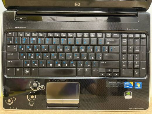 Ноутбук Б-класс HP Pavilion dv6-2114TX / 15.6" (1366x768) TN / Intel Core i5-540M (2 (4) ядра по 2.53 - 3.07 GHz) / 8 GB DDR3 / 240 GB SSD / nVidia GeForce GT 230M, 1 GB GDDR3, 128-bit / АКБ не держит