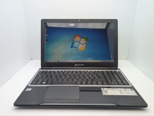 Ноутбук Packard Bell EasyNote TE69KB / 15.6" (1366x768) TN / AMD E1-2500 (2 ядра по 1.4 GHz) / 6 GB DDR3 / 320 GB HDD / Intel HD Graphics / WebCam / АКБ не держит Ноутбук Packard Bell EasyNote TE69KB / 15.6" (1366x768) TN / AMD E1-2500 (2 ядра по 1.4 GHz) / 6 GB DDR3 / 320 GB HDD / Intel HD Graphics / WebCam / АКБ не держит