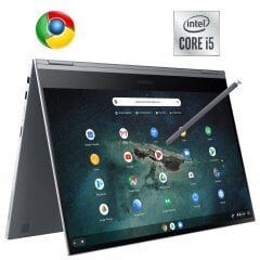 Ультрабук-трансформер Samsung Galaxy Chromebook XE930QCA-K02US / 13.3" (3840x2160) OLED Touch / Intel Core i5-10210U (4 (8) ядра по 1.6 - 4.2 GHz) / 8 GB DDR4 / 256 GB SSD NVMe / Intel UHD Graphics / WebCam / ChromeOS