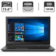 Ноутбук Б-класс Toshiba Satelilte C55 / 15.6" (1366x768) TN / Intel Core i3-4005U (2 (4) ядра по 1.7 GHz) / 4 GB DDR3 / 128 GB SSD / Intel HD Graphics 4400 / WebCam / HDMI