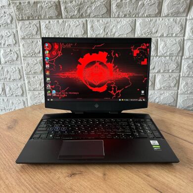 Ігровий ноутбук HP Omen 15-dh1070wm / 15.6" (1920x1080) IPS / Intel Core i7-10750H (6 (12) ядер по 2.6 - 5.0 GHz) / 16 GB DDR4 / 512 GB SSD / nVidia GeForce GTX 1660 Ti, 6 GB GDDR6, 192-bit / WebCam