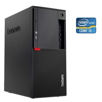 ПК Б-клас Lenovo ThinkCentre M910T Tower / Intel Core i5-6400 (4 ядра по 2.7 - 3.3 GHz) / 8 GB DDR4 / 128 GB SSD / Intel HD Graphics 530 / DVD-RW