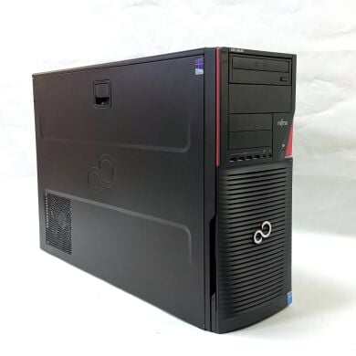 Рабочая станция Fujitsu Celsius R930 Tower / Intel Xeon E5-2640 v2 (8 (16) ядер по 2.0 - 2.5 GHz) / 16 GB DDR3 / 1000 GB SSD + 1000 GB HDD / nVidia Quadro K4000, 3 GB GDDR5, 192-bit / DVD-ROM / 800W