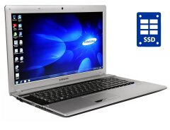 Ноутбук Samsung RV720 / 17.3" (1600x900) TN / Intel Core i3-2330M (2 (4) ядра по 2.2 GHz) / 8 GB DDR3 / 240 GB SSD / Intel HD Graphics 3000 / WebCam / Win 10 Pro