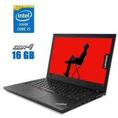 Ультрабук Lenovo ThinkPad T480s / 14" (1920x1080) IPS / Intel Core i5-8350U (4 (8) ядра по 1.7 - 3.6 GHz) / 16 GB DDR4 / 480 GB SSD / Intel UHD Graphics 620 / WebCam